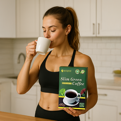 Slim Green Coffee package with metabolism-supporting ingredients for weight management