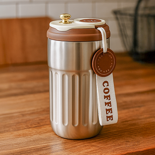 metal travel mug